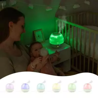 Humidificateur d'Air Bubble Badabulle - Veilleuse Intégrée