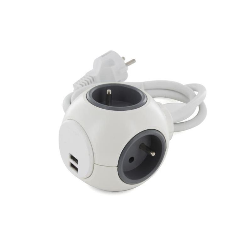 Multiprise USB + Prise CHACON - PowerBall Extended