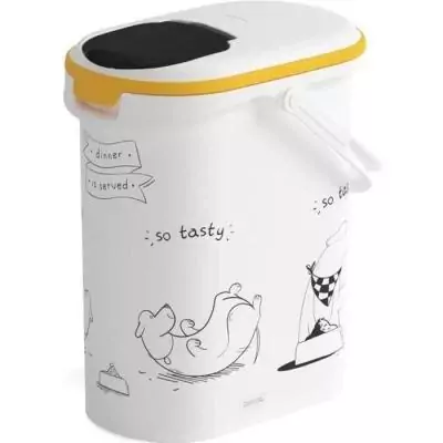 Boîte de rangement pour croquettes chien 4kg - 10L