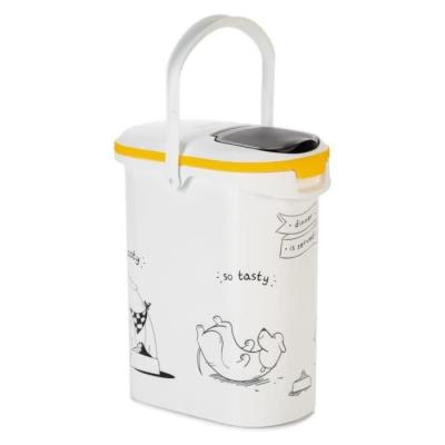 Boîte de rangement pour croquettes chien 4kg - 10L