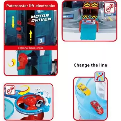 Jeu de garage KLEIN - Garage Bosch Car Service Mega Universe - 5 véhicules