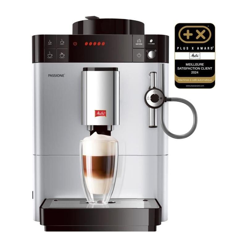 Machine à Café à Grain MELITTA Passione - Argent, Performance et élégance