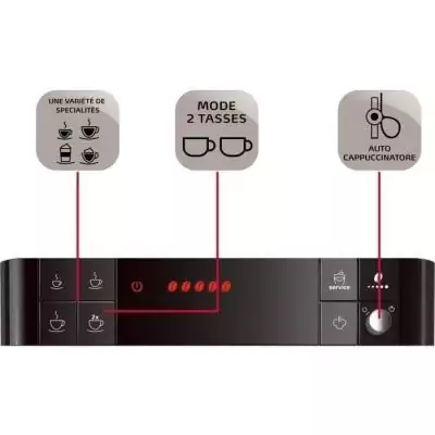 Machine à Café à Grain MELITTA Passione - Argent, Performance et élégance Machine à Café à Grain MELITTA Passione - Argent, Performance et élégance