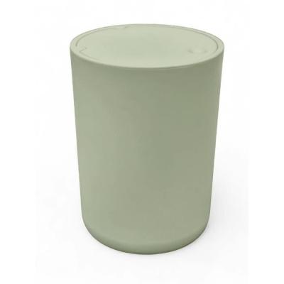Poubelle de SDB pratique et moderne - Polypropylène - Vert