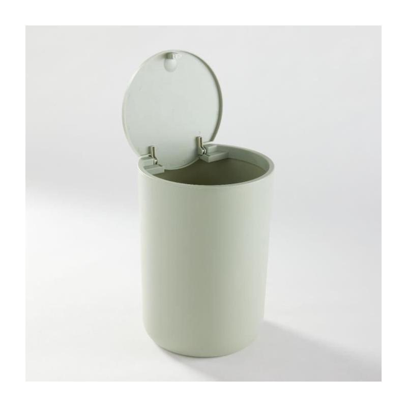 Poubelle de SDB pratique et moderne - Polypropylène - Vert