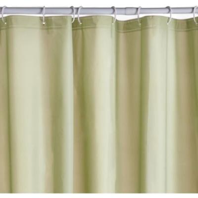 Rideau de douche gauffré vert - UTILITY - 180x200 cm