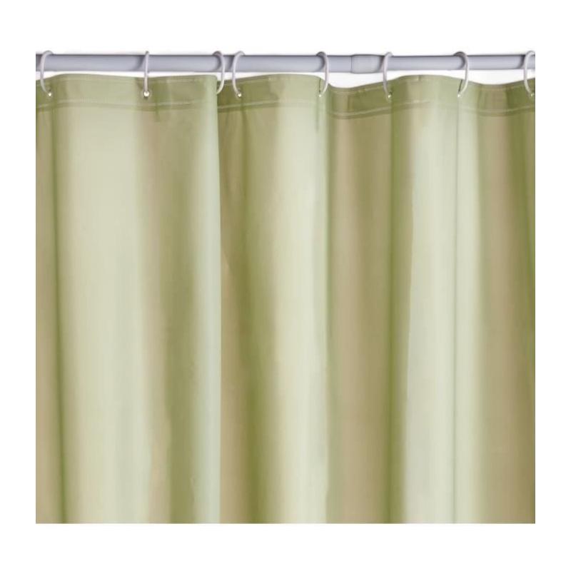 Rideau de douche gauffré vert - UTILITY - 180x200 cm