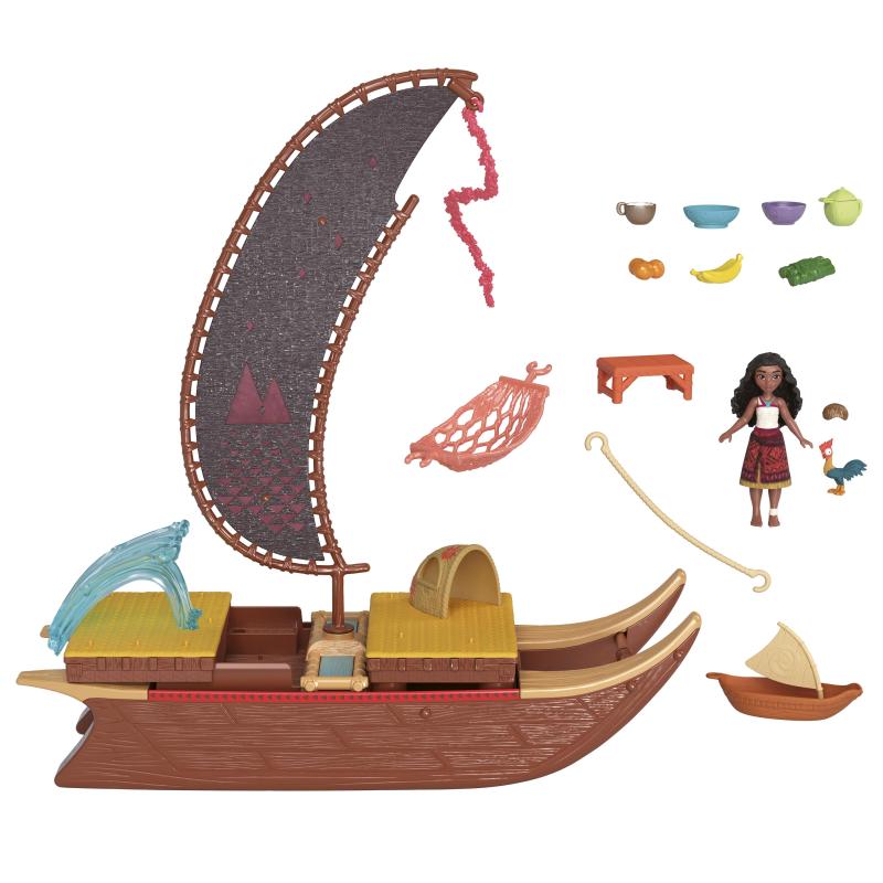 Disney Vaiana 2 Vaiana's Adventure Canoe Playset