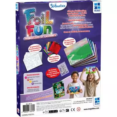 MEGABLEU Foil Fun - Princesses et Licornes