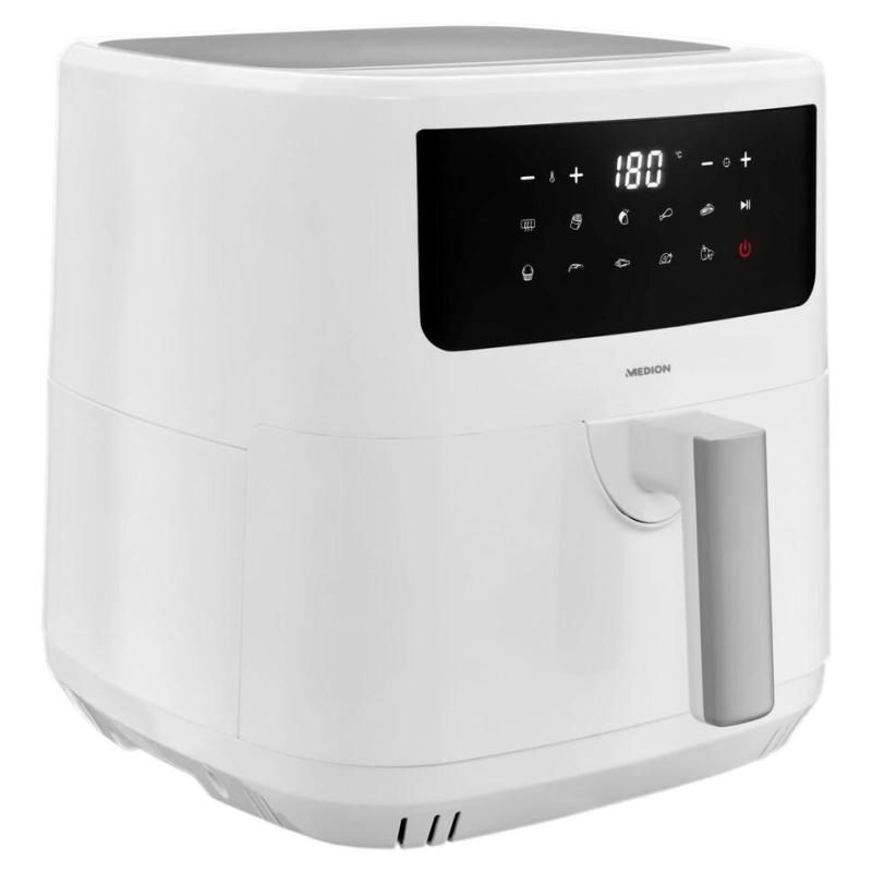 MEDION LIFE P10 XL Unique 6,8 L 2150 W Friteuse d’air chaud Blanc
