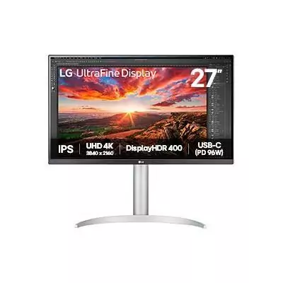 Ecran PC - LG - 27 - 4K UHD - 60Hz - Dalle IPS - Ajustable en hauteur - 7UP850K