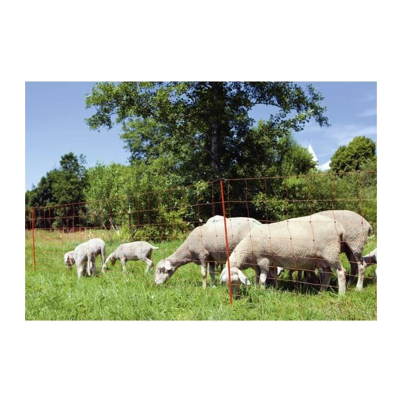 Filet électrifiable pour moutons OviNet - 50m x 90cm - 14 piquets