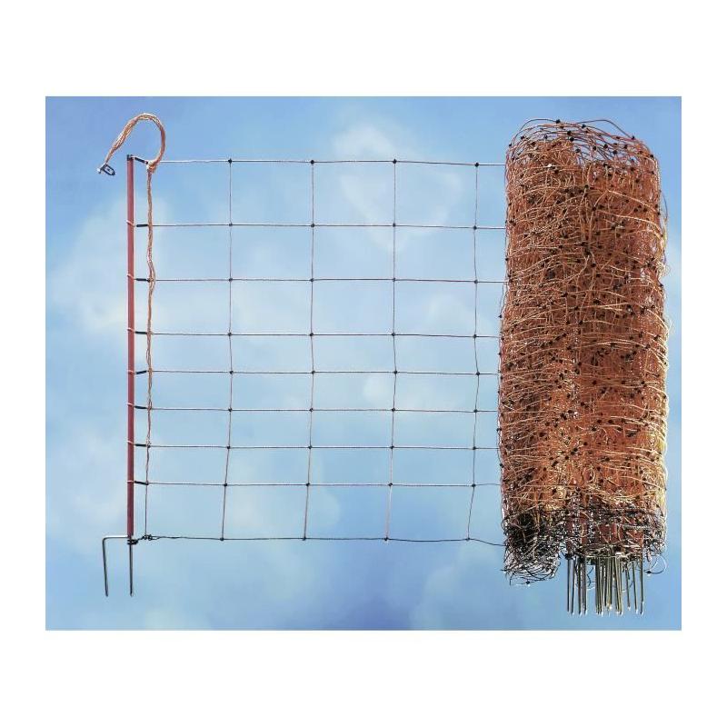 Filet électrifiable pour moutons OviNet - 50m x 90cm - 14 piquets