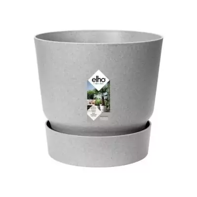 Pot de fleurs ELHO Greenville Ø 47 x H 44 cm - Extérieur - Gris - 100% recyclé Pot de fleurs ELHO Greenville Ø 47 x H 44 cm - Extérieur - Gris - 100% recyclé