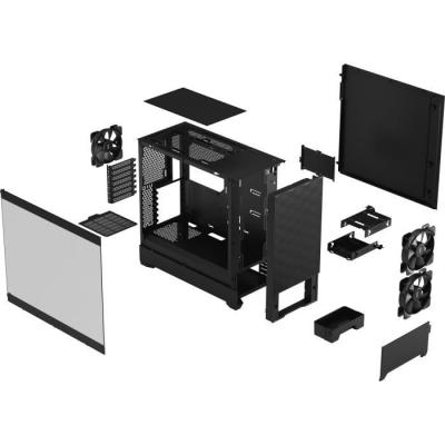 Boîtier PC FRACTAL DESIGN Pop Air Black TG - Noir - Spacieux et Élégant