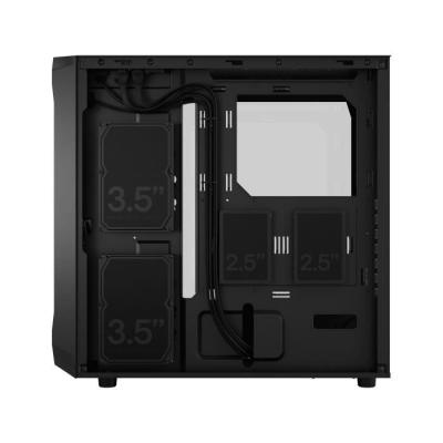 Boîtier PC FRACTAL DESIGN Focus 2 Black TG Clear Tint - Design élégant et compact