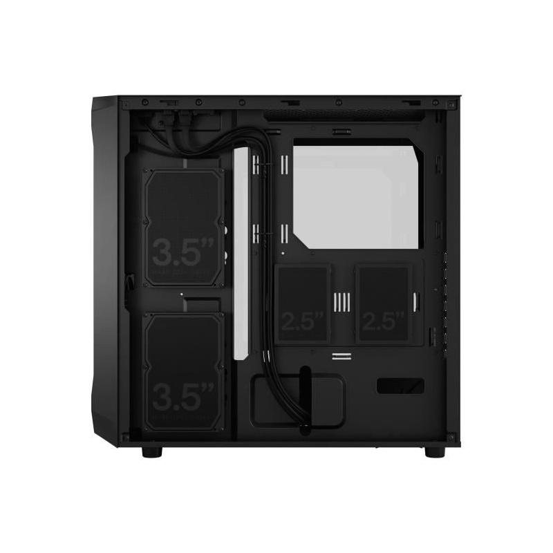 Boîtier PC FRACTAL DESIGN Focus 2 Black TG Clear Tint - Design élégant et compact