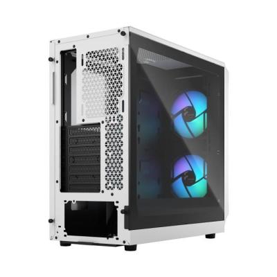 Boîtier PC FRACTAL DESIGN Focus 2 RGB Blanc TG Tinté Claire