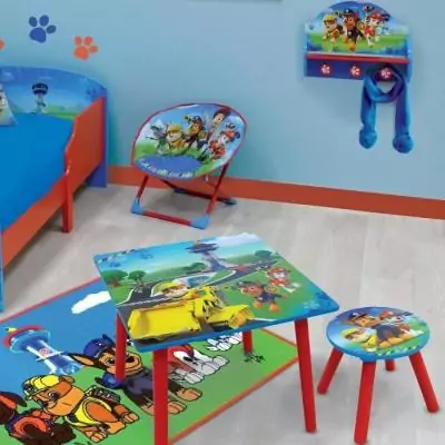 Fauteuil bébé pliable Pat Patrouille - Fun House - Bleu/Rouge - L 52 x P 45 x H 48 cm