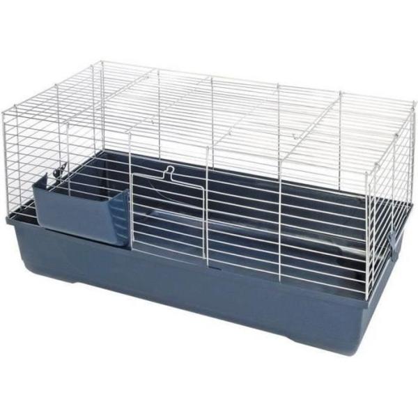 KERBL - Cage pour rongeurs - BALDO - 80x45x42cm - Avec râtelier - Grille repliable