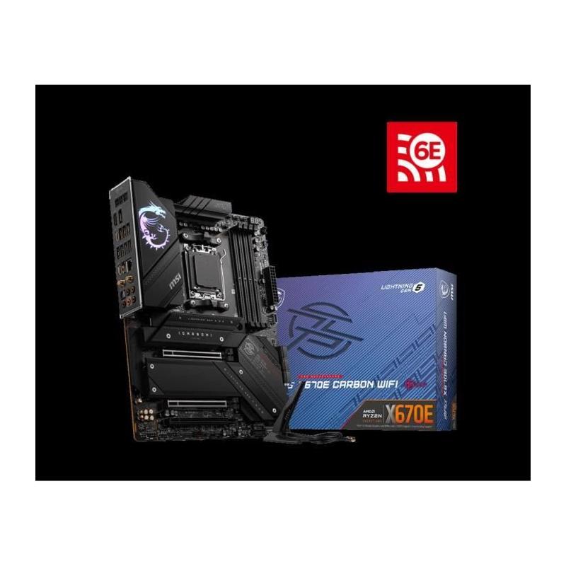 Carte mère MSI MPG X670E CARBON WIFI - Performance compacte