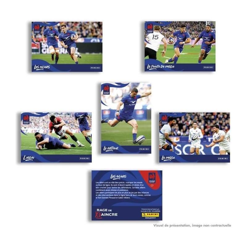 Boîte 7 pochettes RUGBY EDF - PANINI | Jeu de stickers