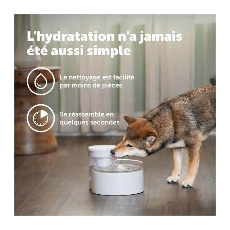 Fontaine à eau PETSAFE OUTLAST - 1,8 L - Blanc