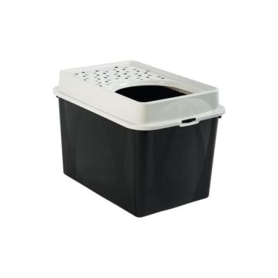 Maison de toilette TOP 50L - Noire (PP Recyclé) - Compacte et pratique