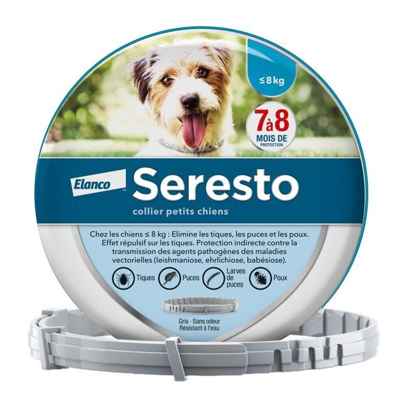 Collier Antiparasitaire Seresto pour Chien - 8kg