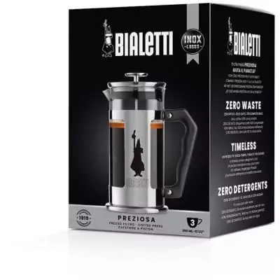 Cafetière à piston BIALETTI - 350 ml - Acier