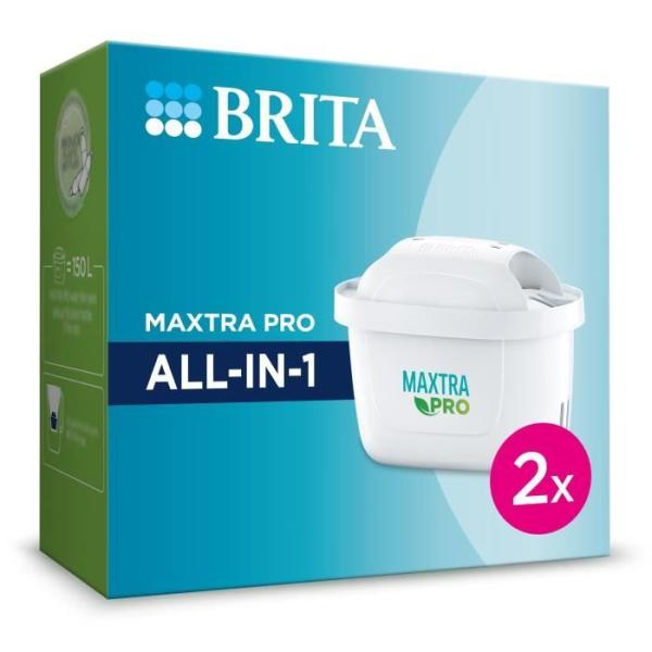 Cartouche BRITA - Maxtra Pro All-In-1 - Pack de 2 - Jusqu'a 300L d'eau filtrée