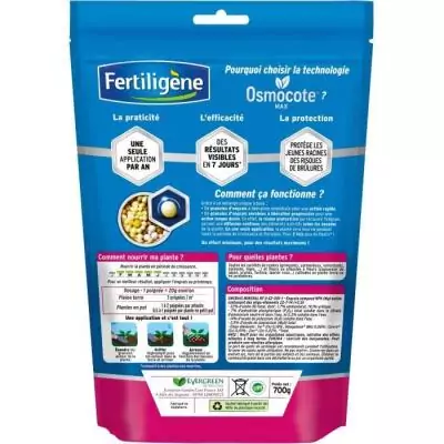 Engrais Longue durée pour Rosiers et Arbustes à fleurs - 700g