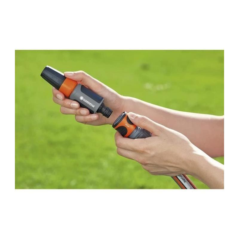 Raccords Rapide et Aquastop Ø19 mm - Original GARDENA System - Prêt pour l'Arrosage Efficient