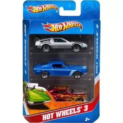 Coffret de 3 Véhicules Hot Wheels - Miniatures pour Enfant - 3 ans +