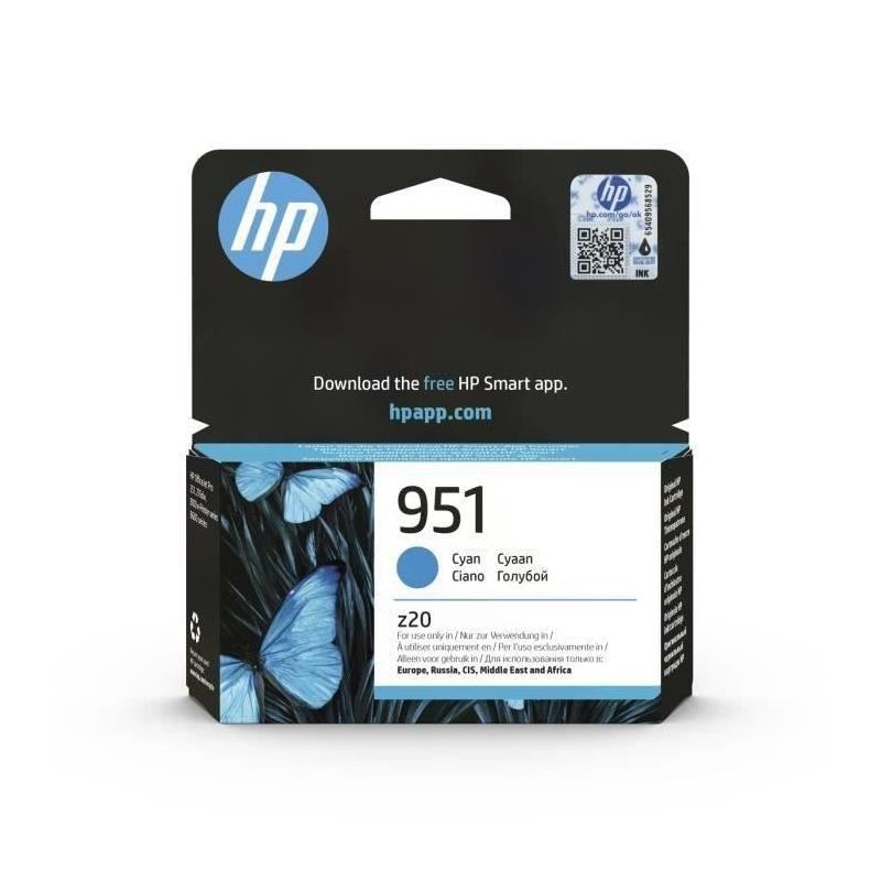 Cartouche d'Encre Cyan HP 951 - Authentique et Performante