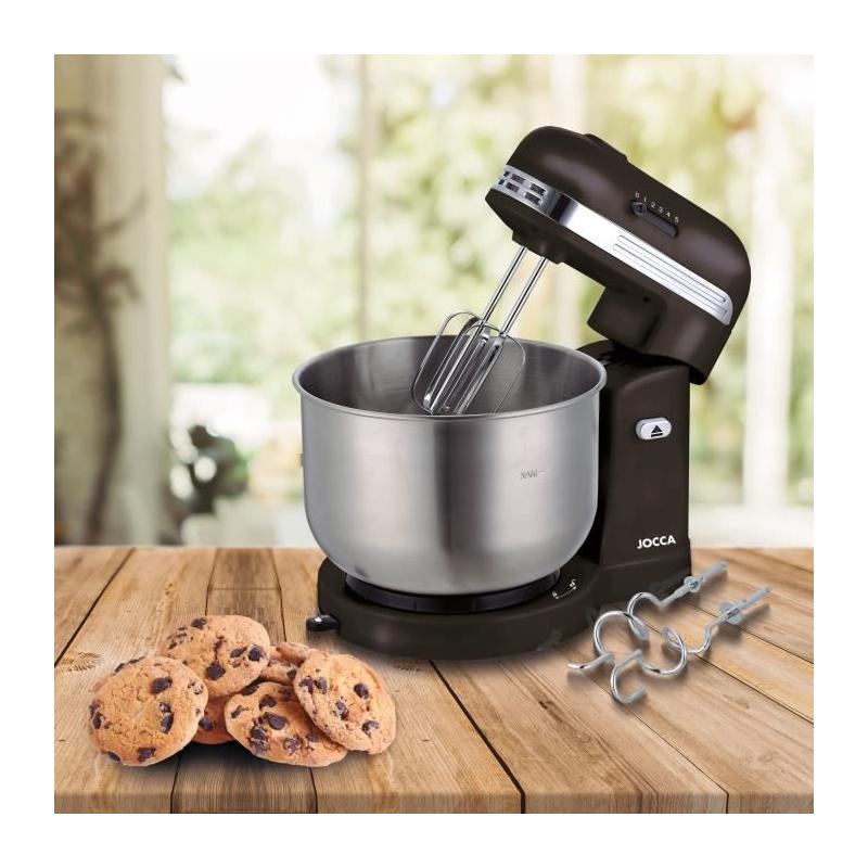 Robot pétrin JOCCA 3,5 L - 5 vitesses - Noir et gris