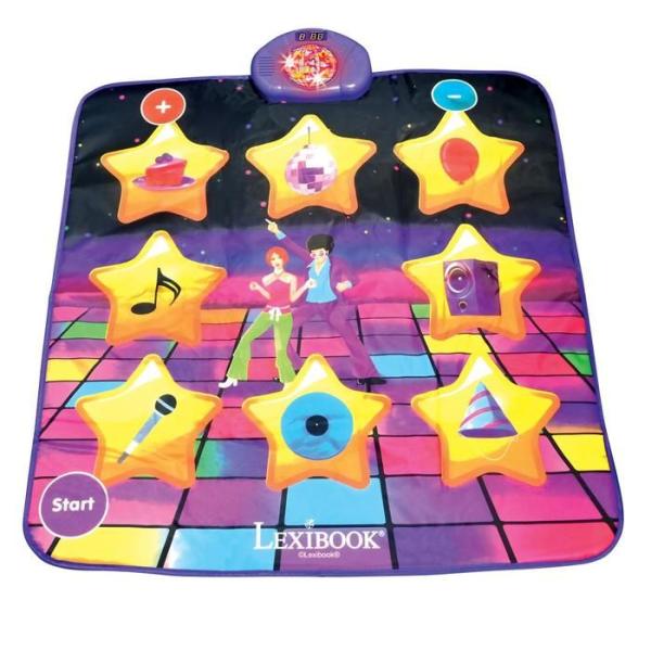 Tapis de danse électronique, Bluetooth et lumineux avec 6 modes de jeu