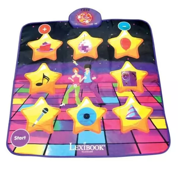 Tapis de danse électronique, Bluetooth et lumineux avec 6 modes de jeu
