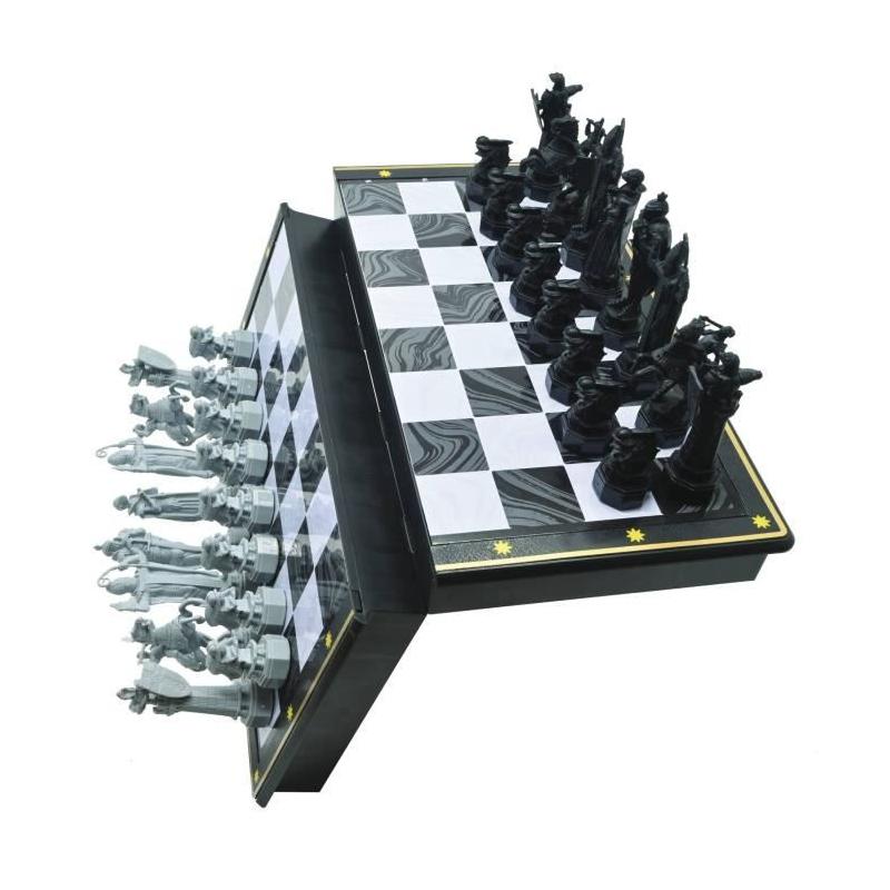 Jeu d'échecs Harry Potter magnétique pliable - Dimensions compactes de 36x36x7 cm