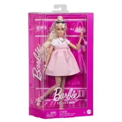 Poupée Barbie Deluxe Style en Robe Rose Pastel - 4ans+
