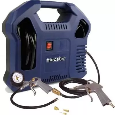 Compresseur sans cuve MECAFER 1,5 HP - 8 bars - Bleu