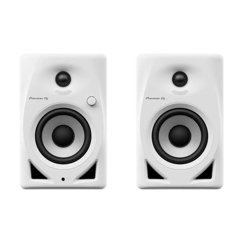 Enceintes de monitoring Pioneer DJ DM-40D 2x19W Blanc - Qualité sonore exceptionnelle