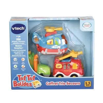 Coffret Trio Secours VTECH Tut Tut Bolides - 1 à 5 ans