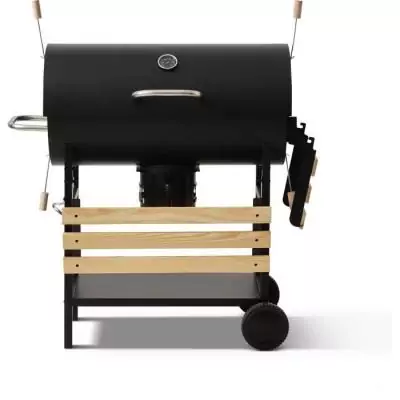 Barbecue à charbon - COOKING BOX - MIKE EVOLUTION - Noir