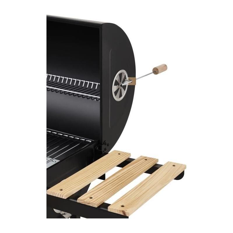 Barbecue à charbon - COOKING BOX - MIKE EVOLUTION - Noir