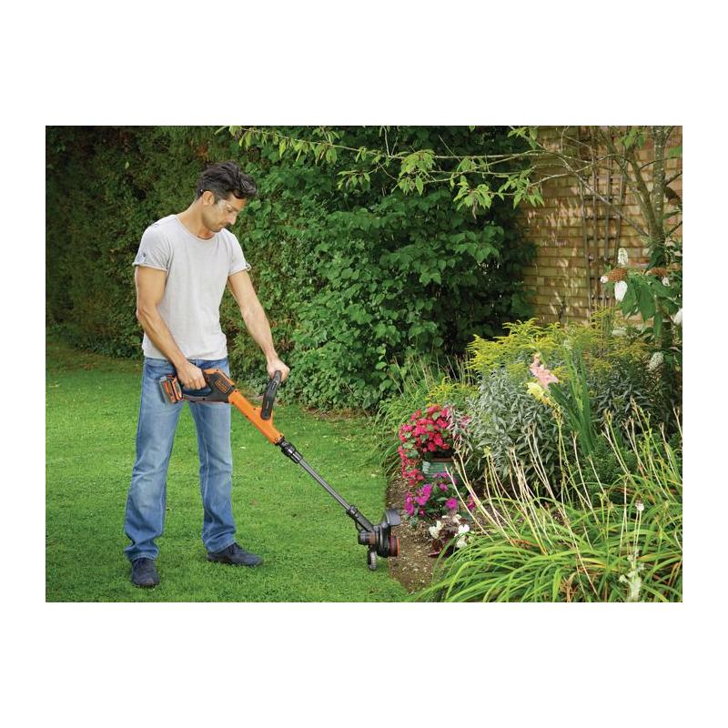 Coupe-bordure sans fil BLACK+DECKER STC1840EPC-QW - 18V - 30 cm : Performant et pratique
