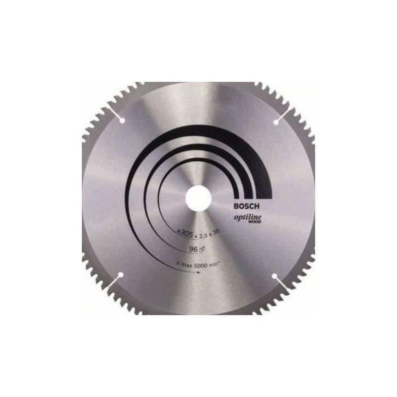 Lame de scie circulaire Bosch 305 x 30 x 2,5 mm (96 dents) - Idéale pour le bois !