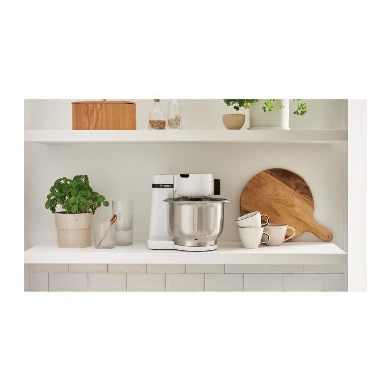 Robot pâtissier Bosch Serie 2 700W Blanc - Multifonctions de cuisine