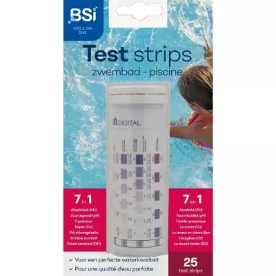 Bandelettes de test BSI 7 en 1 - 25 Bandelettes