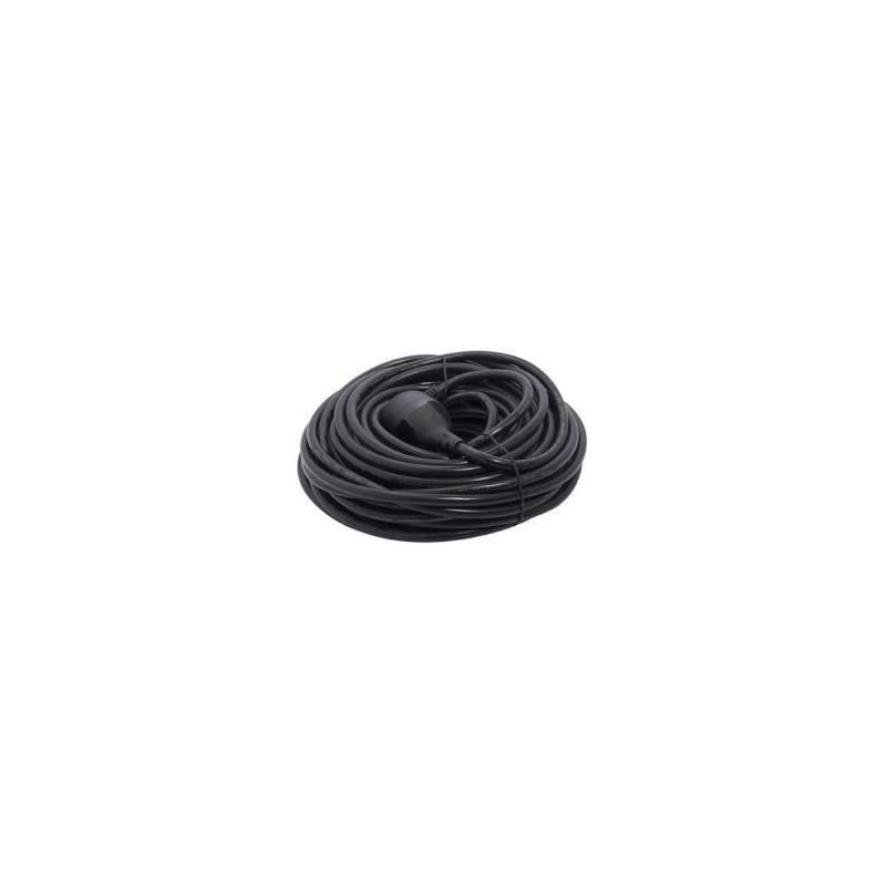 Rallonge électrique CHACON 3 x 1,5 mm² 20 m - Noir